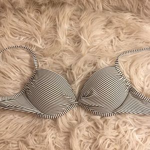 Black and White Swim Top